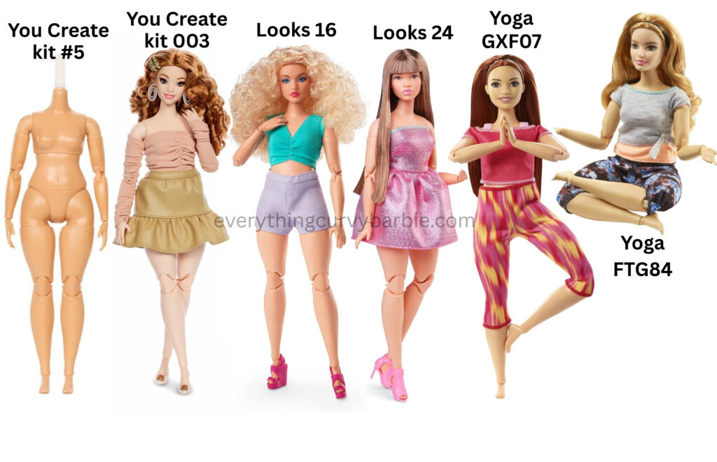 eal-Life Barbie Skin Tone Guide: You Create Kits + Looks + Yoga Bodies

